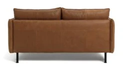 Habitat Moore Leather 2 Seater Sofa - Tan -Habitat 1173778 R Z002A