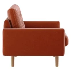 Habitat Fenner Velvet Accent Chair - Orange 13 Habitat Fenner Velvet Accent Chair - Orange -Habitat 1181368 R Z004A