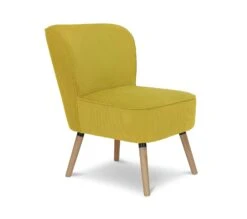 Habitat Eppy Fabric Accent Chair - Yellow 13 Habitat Eppy Fabric Accent Chair - Yellow -Habitat 1232592 R Z004A