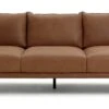 Habitat Moore Leather 4 Seater Sofa - Tan
