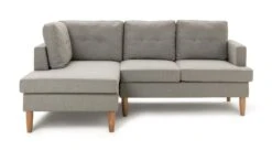 Habitat Joshua Self Assembly Left Hand Corner Sofa - Grey -Habitat 1251267 R Z002A