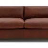 Habitat Chester Leather 3 Seater Sofa - Dark Feet - Tan