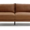 Habitat Moore Leather 3 Seater Sofa - Tan