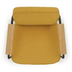 Habitat Jesper Fabric Accent Chair - Yellow 17 Habitat Jesper Fabric Accent Chair - Yellow -Habitat 1402047 R Z005A