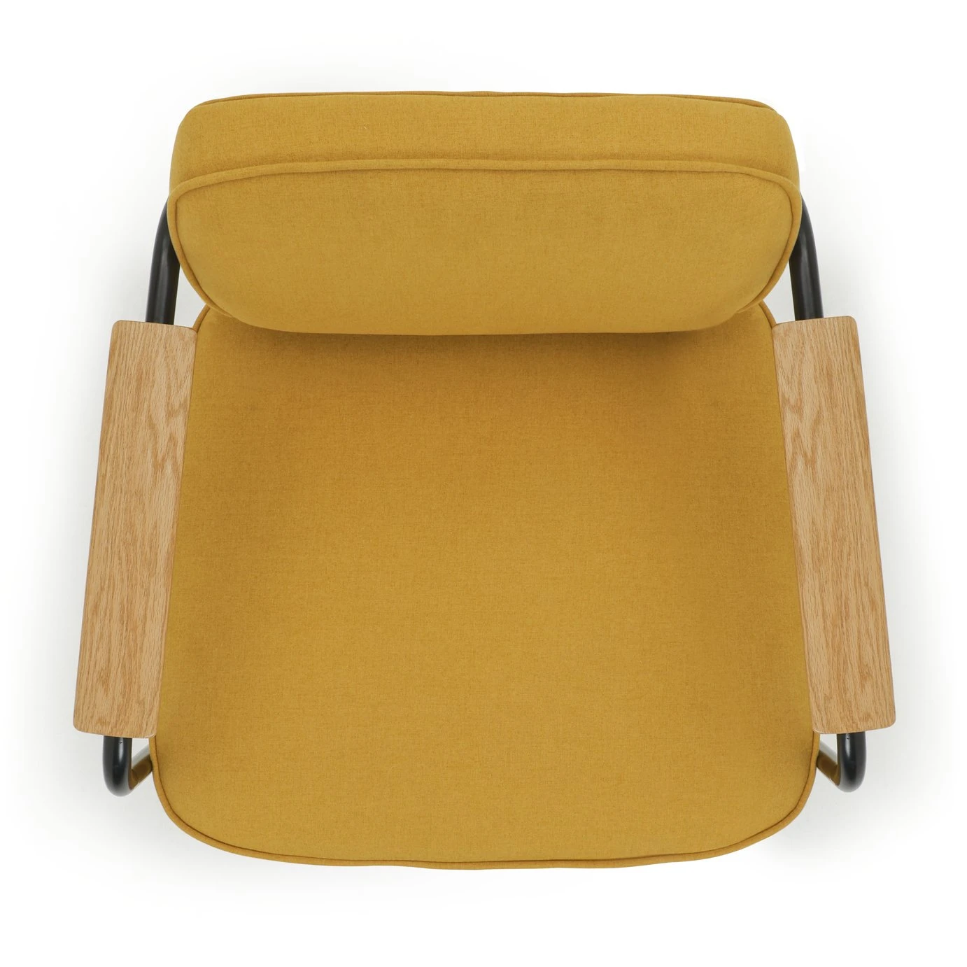 Habitat Jesper Fabric Accent Chair - Yellow 8 Habitat Jesper Fabric Accent Chair - Yellow - Image 8