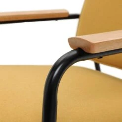 Habitat Jesper Fabric Accent Chair - Yellow 18 Habitat Jesper Fabric Accent Chair - Yellow -Habitat 1402047 R Z007A