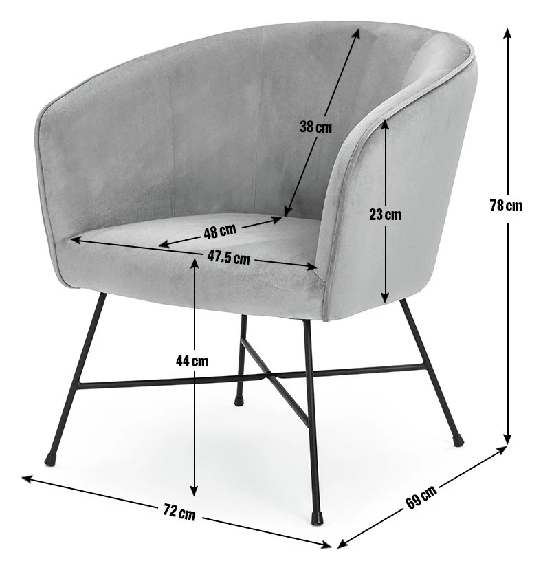 Habitat Jax Metal Accent Chair - Mint Green 4 Habitat Jax Metal Accent Chair - Mint Green - Image 4
