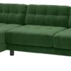 Habitat Hendricks Left Hand Corner Chaise Sofa - Moss Green