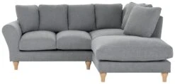 Habitat Carrie Fabric Right Hand Corner Chaise Sofa - Grey 10 Habitat Carrie Fabric Right Hand Corner Chaise Sofa - Grey -Habitat 1486355 R Z002A