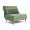 Habitat Roni Single Velvet Chairbed - Mint Green