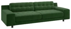 Habitat Hendricks Velvet 4 Seater Sofa - Moss Green -Habitat 1938810 R Z008A