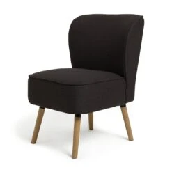 Habitat Eppy Fabric Accent Chair - Charcoal 11 Habitat Eppy Fabric Accent Chair - Charcoal -Habitat 1970256 R Z002A