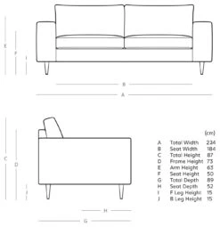 Swoon Evesham Velvet 3 Seater Sofa - Silver Grey -Habitat 1970452 R E001