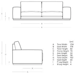 Swoon Denver Velvet 3 Seater Sofa- Kingfisher Blue 10 Swoon Denver Velvet 3 Seater Sofa- Kingfisher Blue -Habitat 1972436 R E001