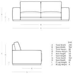 Swoon Denver Velvet 2 Seater Sofa- Kingfisher Blue 10 Swoon Denver Velvet 2 Seater Sofa- Kingfisher Blue -Habitat 1972601 R E001