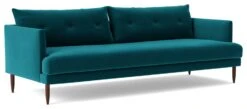 Swoon Kalmar Velvet 3 Seater Sofa- Kingfisher Blue -Habitat 1972931 R Z005A