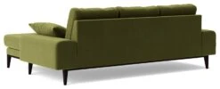 Swoon Tulum Velvet Right Hand Corner Sofa - Fern Green -Habitat 1990827 R Z004A