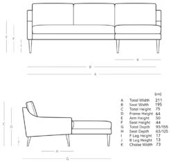 Swoon Turin Velvet Right Hand Corner Sofa - Biscuit -Habitat 1991527 R E001