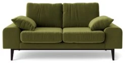 Swoon Tulum Velvet 2 Seater Sofa - Fern Green