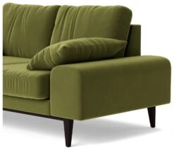 Swoon Tulum Velvet 2 Seater Sofa - Fern Green -Habitat 1991905 R Z004A