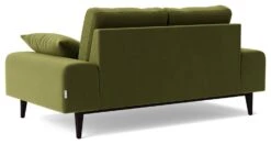 Swoon Tulum Velvet 2 Seater Sofa - Fern Green -Habitat 1991905 R Z005A