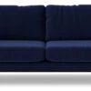 Swoon Tulum Velvet 3 Seater Sofa - Ink Blue
