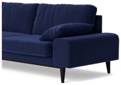 Swoon Tulum Velvet 3 Seater Sofa - Ink Blue -Habitat 1992014 R Z004A