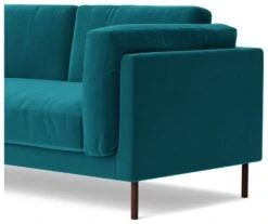 Swoon Munich Velvet 2 Seater Sofa- Kingfisher Blue 13 Swoon Munich Velvet 2 Seater Sofa- Kingfisher Blue -Habitat 1992210 R Z004A
