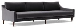 Swoon Turin Velvet 4 Seater Sofa - Granite Grey 15 Swoon Turin Velvet 4 Seater Sofa - Granite Grey -Habitat 1992870 R Z006A