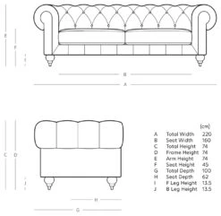 Swoon Winston Velvet 3 Seater Sofa - Silver Grey -Habitat 1994971 R E001