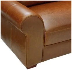Habitat Salisbury Leather Left Hand Corner Sofa - Tan -Habitat 1995183 R Z009A