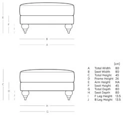 Swoon Winston Velvet Ottoman Footstool - Biscuit 9 Swoon Winston Velvet Ottoman Footstool - Biscuit -Habitat 1995389 R E001