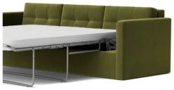 Swoon Berlin Velvet 3 Seater Sofa Bed - Fern Green -Habitat 1996326 R Z006A