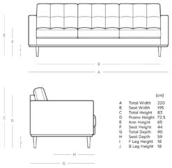 Swoon Berlin Velvet 3 Seater Sofa - Burnt Orange -Habitat 1996876 R E001