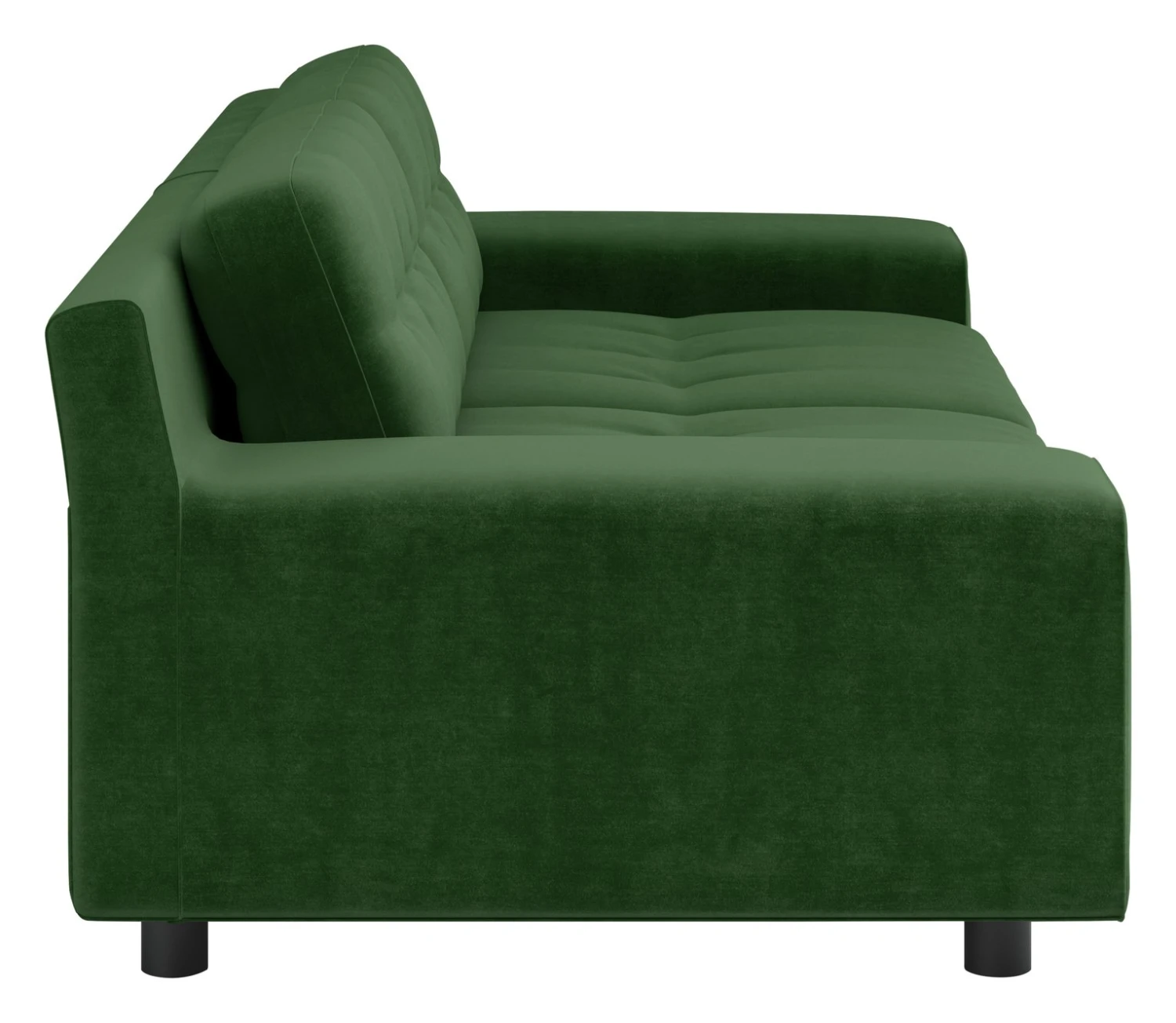 Habitat Hendricks Velvet 3 Seater Sofa - Moss Green 6 Habitat Hendricks Velvet 3 Seater Sofa - Moss Green - Image 6