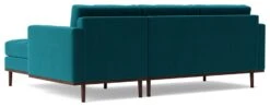 Swoon Berlin Velvet Right Hand Corner Sofa- Kingfisher Blue 13 Swoon Berlin Velvet Right Hand Corner Sofa- Kingfisher Blue -Habitat 1997325 R Z005A
