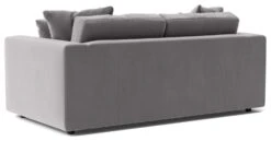 Swoon Althaea Velvet 2 Seater Sofa - Silver Grey -Habitat 1997679 R Z005A
