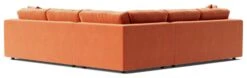 Swoon Althaea Velvet 5 Seater Corner Sofa - Burnt Orange -Habitat 1998070 R Z005A