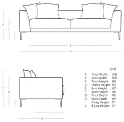 Swoon Alena Velvet 3 Seater Sofa - Fern Green -Habitat 1999206 R E001
