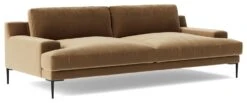 Swoon Almera Velvet 3 Seater Sofa - Biscuit -Habitat 2000228 R Z006A