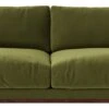 Swoon Denver Velvet 4 Seater Sofa - Fern Green