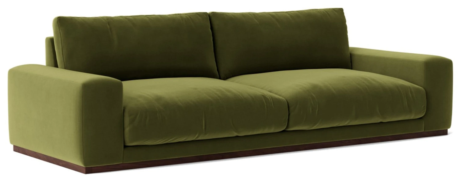 Swoon Denver Velvet 4 Seater Sofa - Fern Green 8 Swoon Denver Velvet 4 Seater Sofa - Fern Green - Image 8