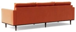 Swoon Berlin Velvet 4 Seater Sofa - Burnt Orange -Habitat 2004592 R Z005A
