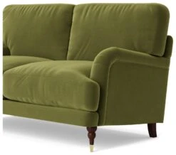 Swoon Charlbury Velvet 2 Seater Sofa - Fern Green -Habitat 2005254 R Z004A