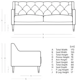 Swoon Pritchard Velvet 2 Seater Sofa - Granite Grey -Habitat 2006772 R E001
