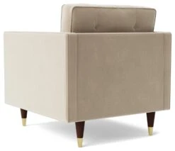 Swoon Porto Velvet Armchair - Taupe 14 Swoon Porto Velvet Armchair - Taupe -Habitat 2011633 R Z004A