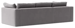 Swoon Seattle Velvet Left Hand Corner Sofa - Silver Grey -Habitat 2017792 R Z004A