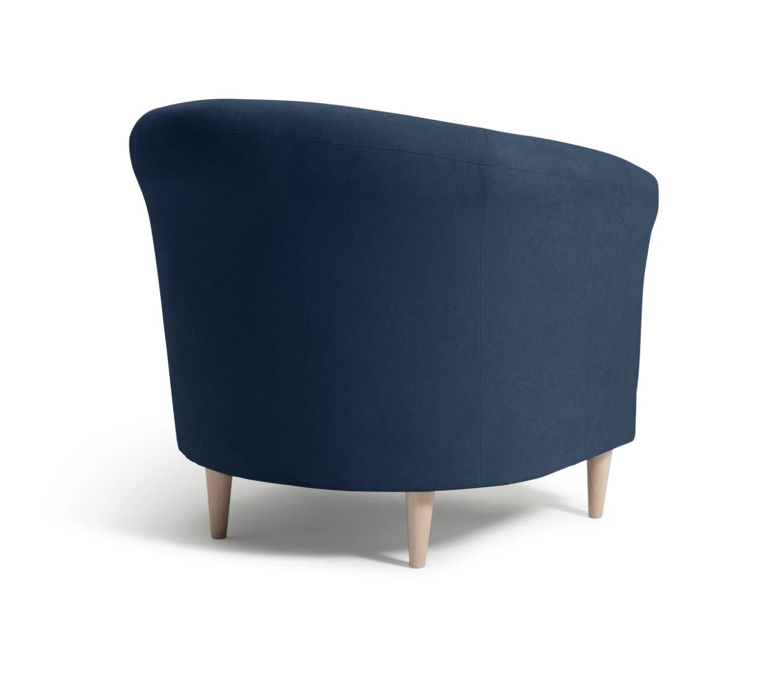 Habitat Fabric Tub Chair - Navy 5 Habitat Fabric Tub Chair - Navy - Image 5