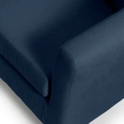 Habitat Fabric Tub Chair - Navy 13 Habitat Fabric Tub Chair - Navy -Habitat 2018708 R Z006A