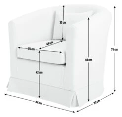 Habitat Larissa Fabric Tub Chair - Natural 12 Habitat Larissa Fabric Tub Chair - Natural -Habitat 2020844 R E001